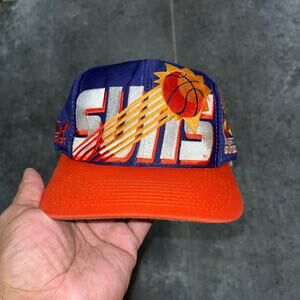 Vintage 90's Phoenix Sun Monster Logo Athletic Snapback Hat